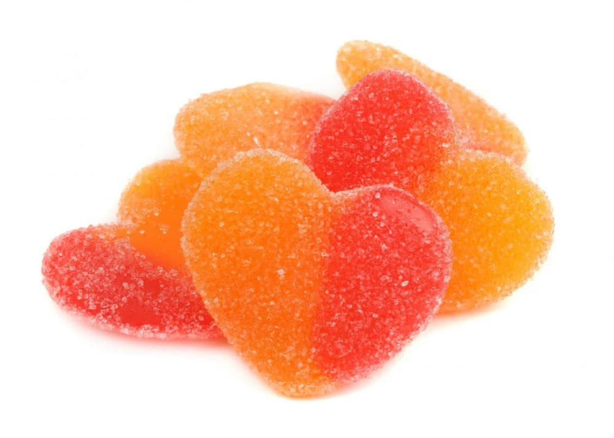 Vidal Peach Hearts (Sugared) 4.4lb