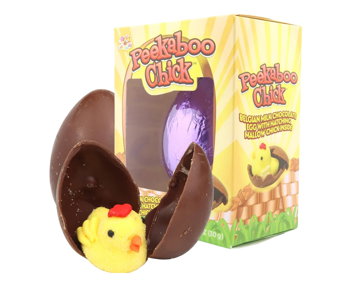 Alberts Easter Single Peek-A-Boo Chick Egg Crate 1.05 6ct