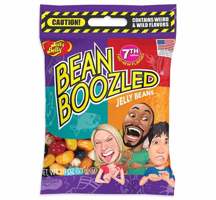 JELLY BELLY PEG BAG - BEAN BOOZLED 7TH EDITION 1.9oz 12ct
