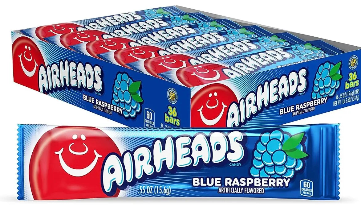Van Melle Airheads Blue Raspberry 36ct