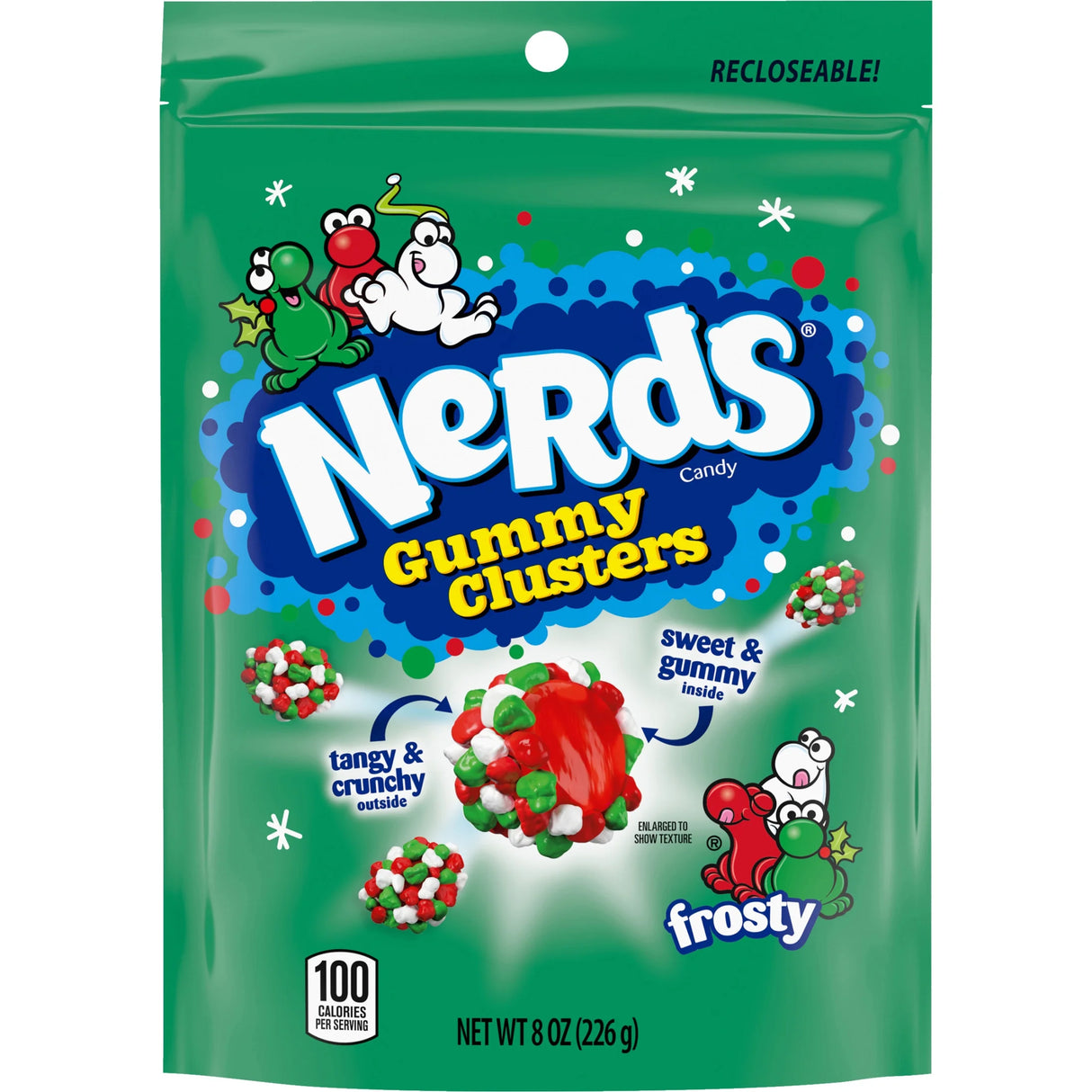 Nerds Holiday Frosty Gummy Clusters 8oz 6ct