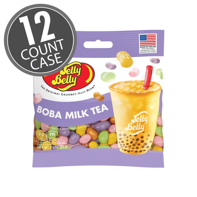 Jelly Belly Boba Milk Tea Mix 3.5oz bags 12ct case