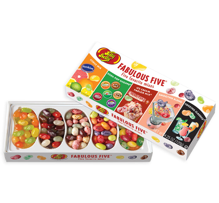 Jelly Belly Fabulous Five Gift Box 5.4oz 12ct