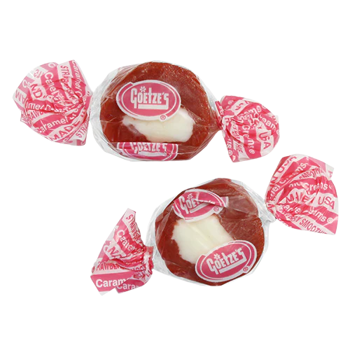 Goetze's Bulk Strawberry Smoothie Caramel Creams 10lbs