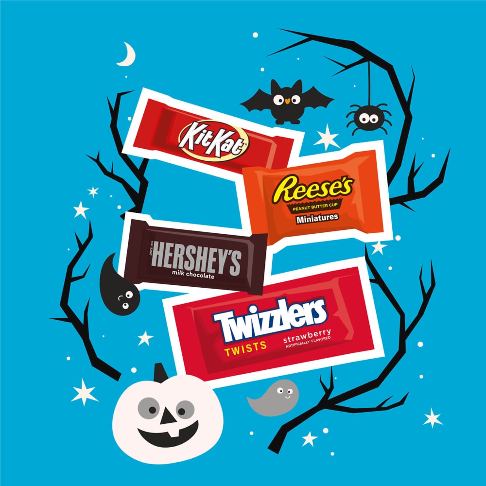 Hershey Halloween Chocolate Assortment 45pcs 10ct