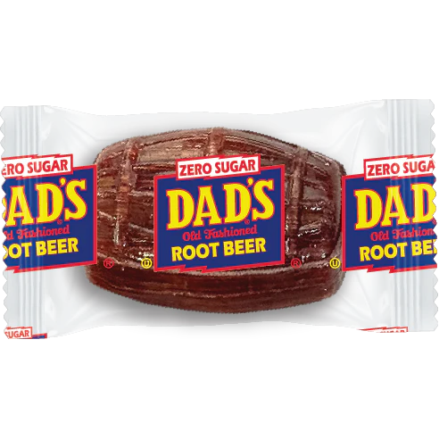 Dads Zero Sugar Root Beer Barrels 10lbs case