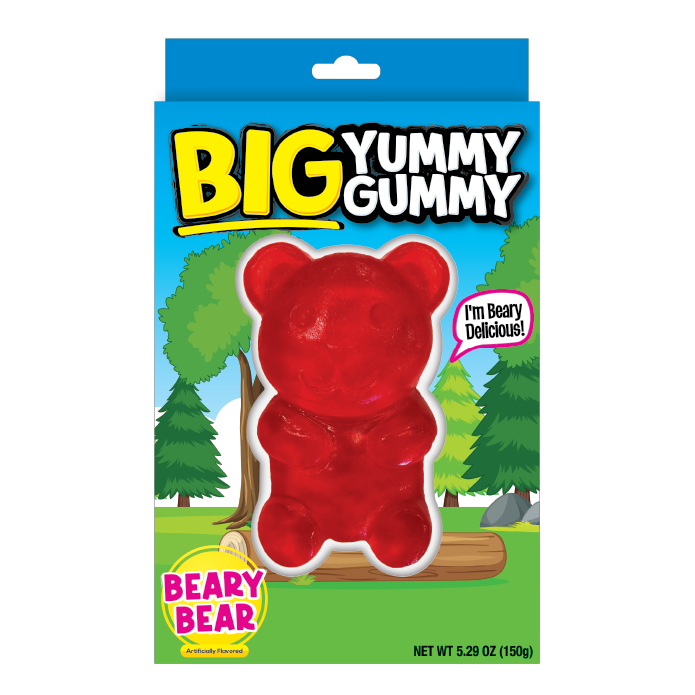 Foreign Candy Company Big Yummy Gummy Beary Bear 12ct