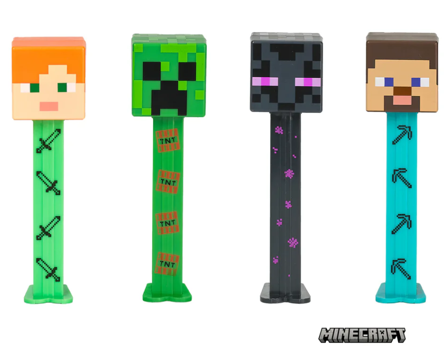 Pez Minecraft Blister Assorted 12ct - Default Title Pez Novelty Candy Store For Me