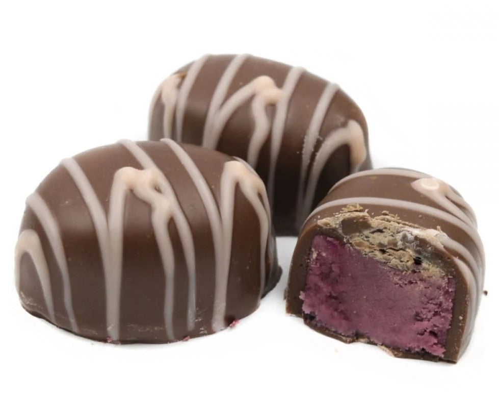 Asher Milk Chocolate Raspberry Creams With Pink String 6lbs - Default Title Asher's Chocolates Fine Chocolate Candy Store For Me