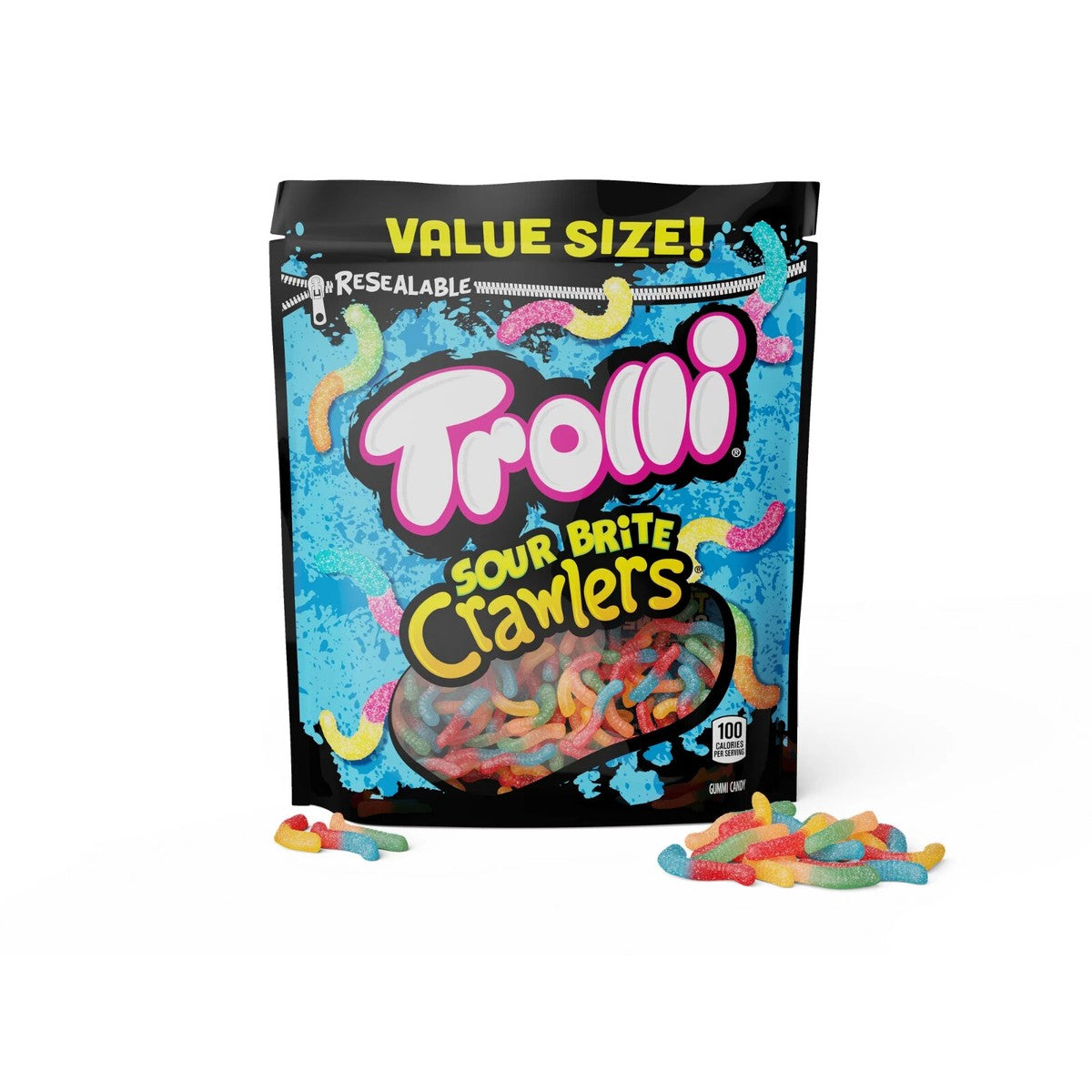 Trolli Sour Brite Crawlers 28.8oz Bag