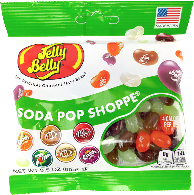 Jelly Belly Soda Shoppe 3.5oz bags 12ct case