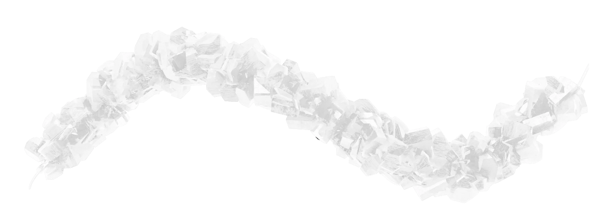 Roses White Rock Candy Strings 5lb