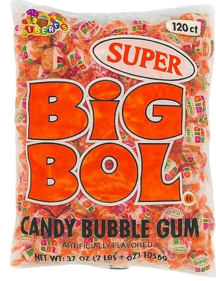 Alberts Super Big Bol Gum 120pc Bag