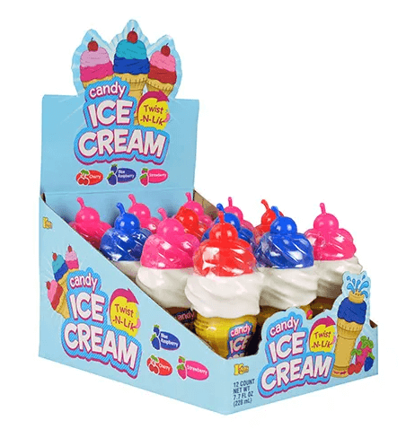 Kokos Ice Cream Candy Twist N Lik 12ct - Default Title Koko's Novelty Candy Store For Me