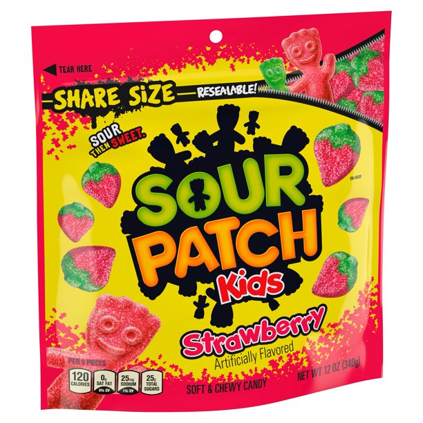 Sour Patch Strawberry Share Size 12oz 12ct - Default Title Royal Candy Store For Me