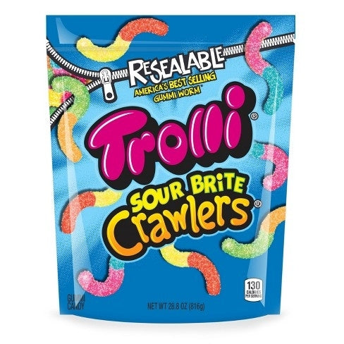 Trolli Sour Brite Crawlers 28.8oz Bag - Default Title Trolli Candy Store For Me