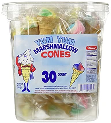 Marpro Marshmallow YumYum Cones  30ct