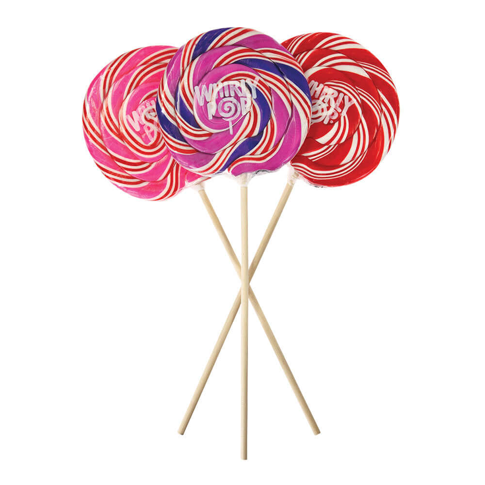 Adams & Brooks Assorted Whirly Swirl Pops 10oz 18ct - Default Title Adams & Brooks Lollipops Candy Store For Me