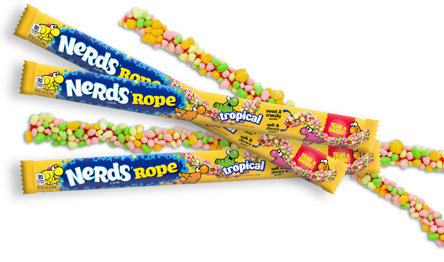 Wonka Tropical Nerds Rope 24ct - Default Title Wonka Candy Store For Me