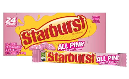 Starburst All Pink Limited Edition 2.07oz 24ct - Default Title Royal Candy Store For Me