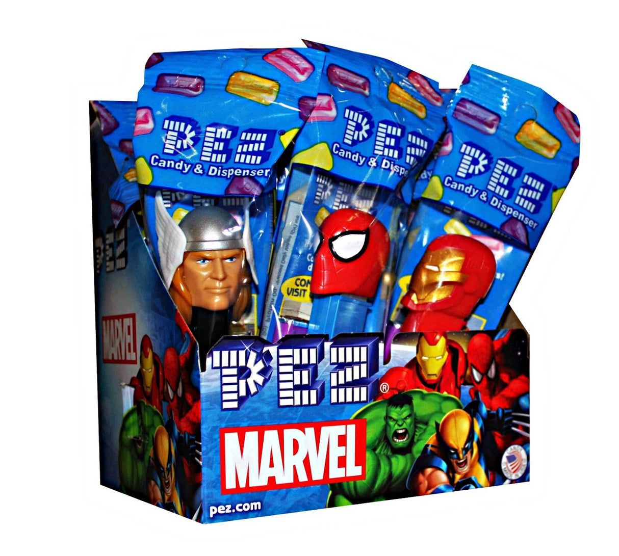 Pez 4112 Marvel 12ct - Default Title Pez Novelty Candy Store For Me