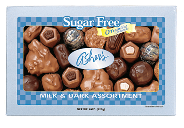 Asher Sugar Free 8oz Assorted Chocolate Box 12ct - Default Title Online Candy Store Fine Chocolate Candy Store For Me