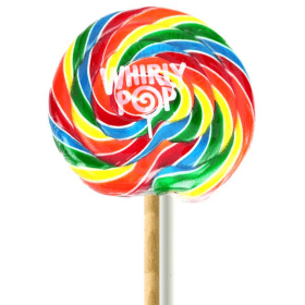 Adams & Brooks Rainbow Whirly Pops 6oz 36ct - Default Title Adams & Brooks Lollipops Candy Store For Me