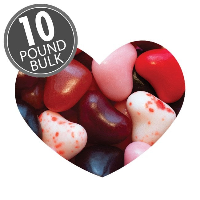 Jelly Belly Cherry Lovers Hearts 10lb - Default Title Jelly Belly Candy Candy Store For Me