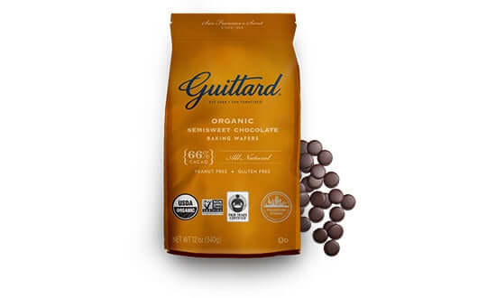 Guittard 66% Organique Bittersweet Dark Chocolate Wafer 25lb - Default Title Guittard Chocolate Bulk Chocolate Candy Store For Me