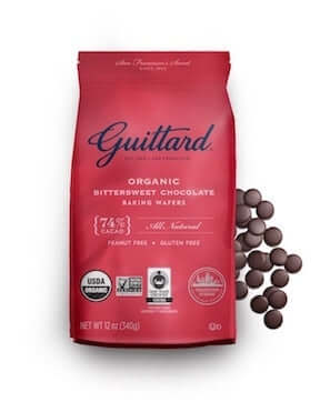 Guittard Fair Trade Bittersweet Organic Wafers 74% Cacao 25lb (Special Order)