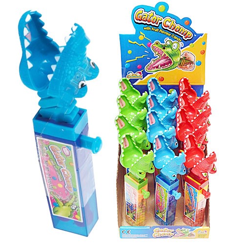 Kidsmania Gator Chomp Lollipops 12ct - Default Title Kidsmania Candy Store For Me