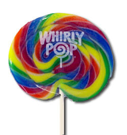 Adams & Brooks Rainbow Whirly Pops 3oz 48ct - Default Title Adams & Brooks Lollipops Candy Store For Me