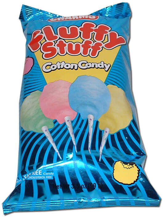 Charms Fluffy Stuff Cotton Candy 3.5oz Bag 24ct - Default Title Charms Novelty Candy Store For Me