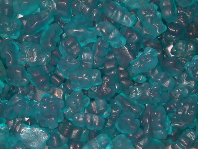 Albanese Gummi Bears Beary Blue Raspberry 5lb - Default Title Albanese Confectionery Gummies Candy Store For Me