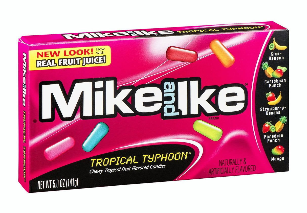 Mike & Ike Tropical Typhoon 5oz Theater Box 12ct - Default Title Just Born Candy Store For Me