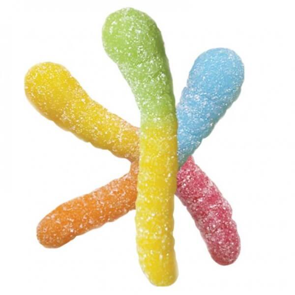 Albanese Mini Sour Neon Gummi Worms 4.5lb - Default Title Albanese Confectionery Gummies Candy Store For Me