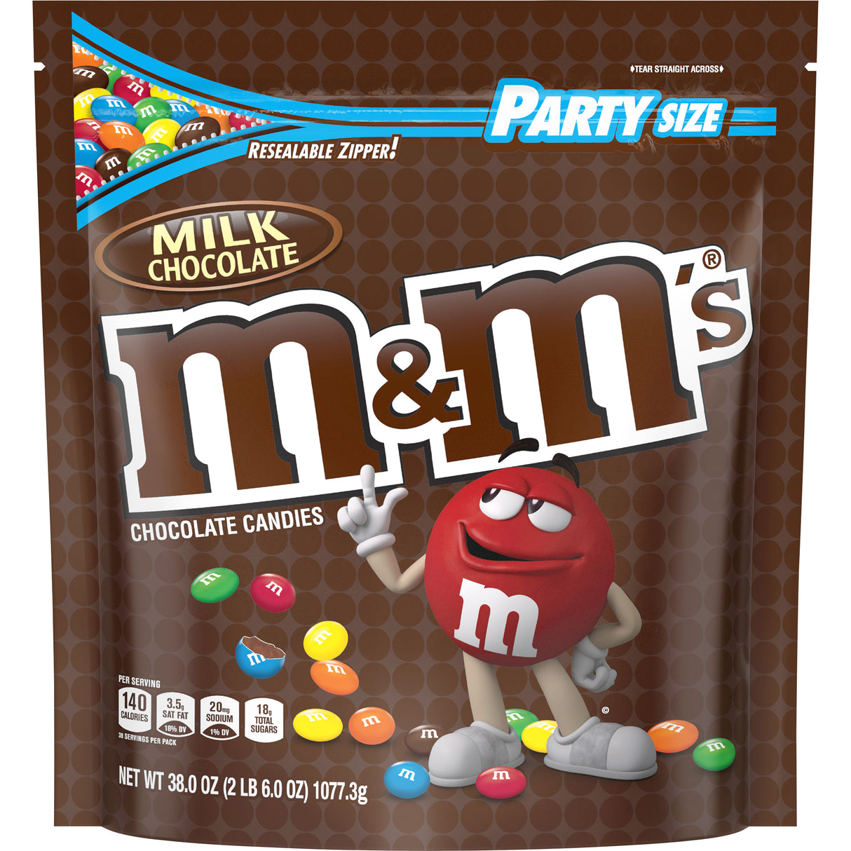 M&M's Plain 38oz Resealable Bag - Default Title M&M Mars Candy Store For Me