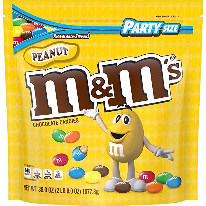 M&M's Peanut 38oz Party Size Bag - Default Title M&M Mars Candy Store For Me