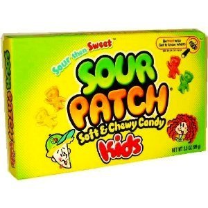Sour Patch Watermelon Soft & Chewy Candy - 3.5 oz. Theater Box