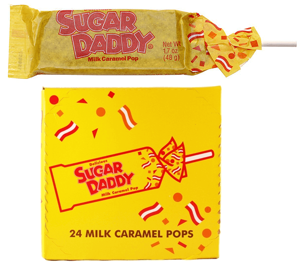 Sugar Daddy Large 1.7oz 24ct - Default Title Charms Novelty Candy Store For Me