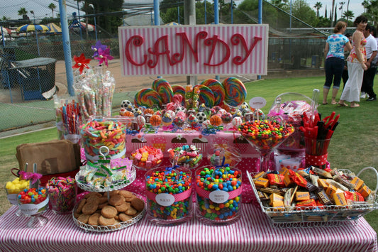 How To Set Up A Candy Buffet Bar for a Baby Shower