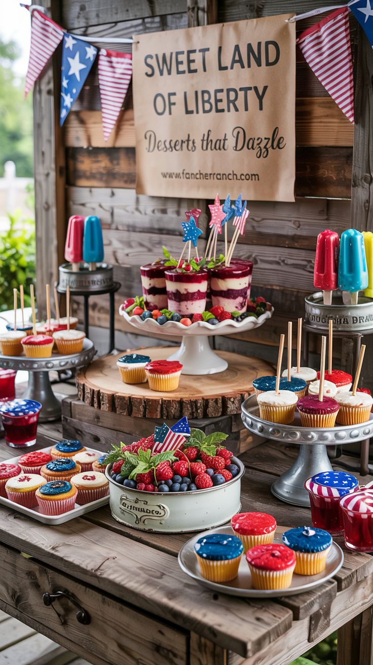 Stars, Stripes &amp; Sweets: Building the Perfect Memorial Day Dessert Table