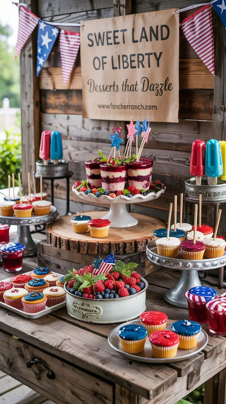 Stars, Stripes &amp; Sweets: Building the Perfect Memorial Day Dessert Table
