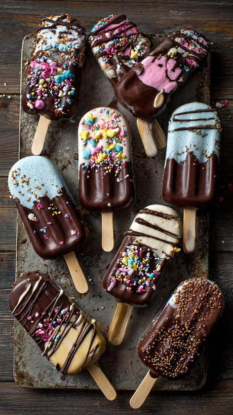 How to Make Chocolate Popsicles & Frozen Treats This Spring