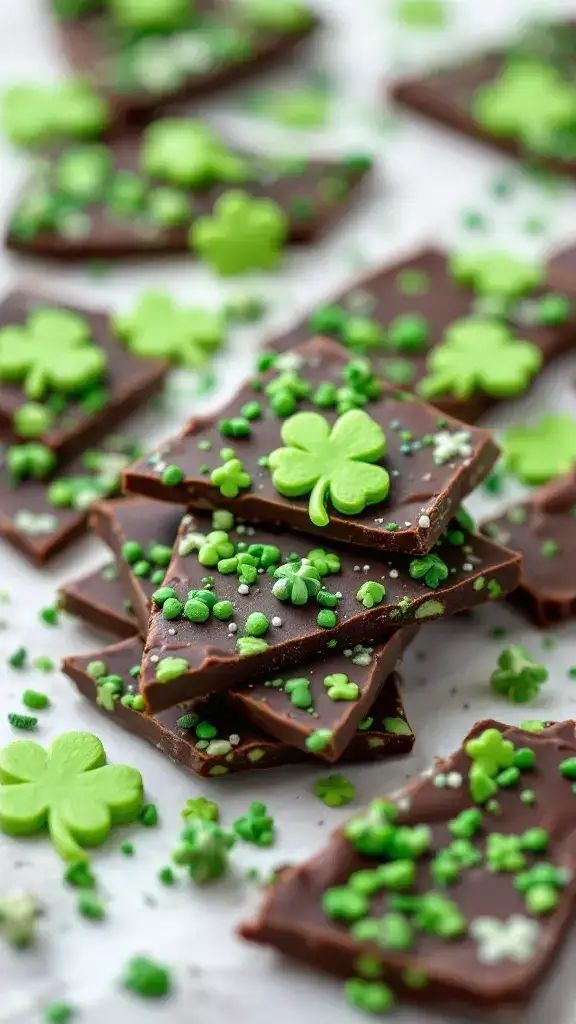 Sweet & Lucky: Make St. Patrick’s Day Chocolate Bark 🍫🍀