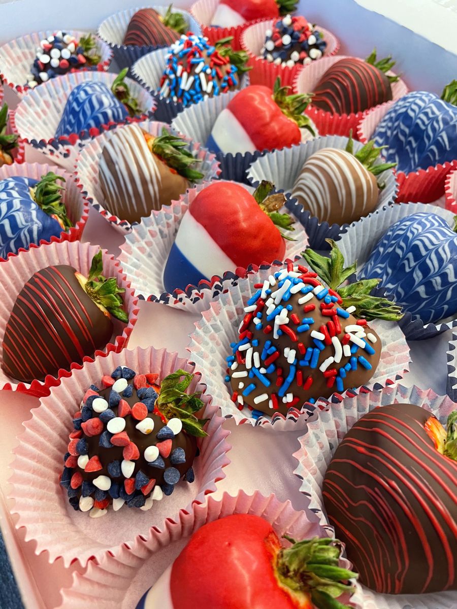 Red, White & Delicious: Chocolate-Covered Treats for Memorial Day Celebrations