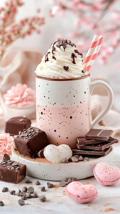 How to Create a Cozy Hot Chocolate Station Using Chocolate ☕🍫