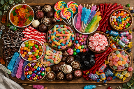 How to Make a Candy Charcuterie Board Guests Will Remember