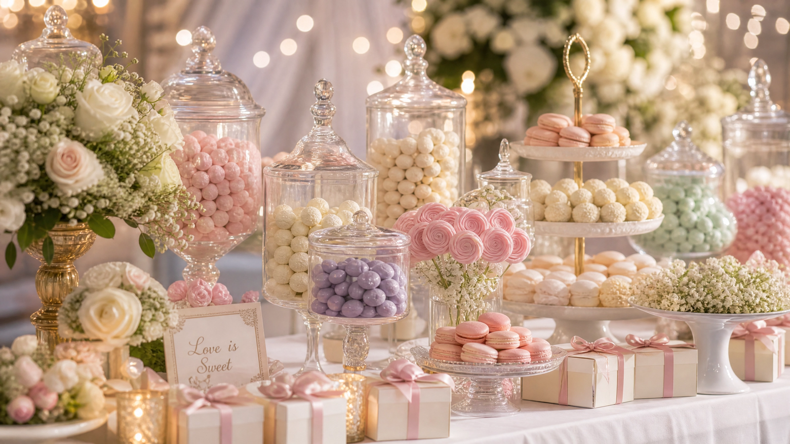 The Ultimate Guide to Candy for Weddings: From Favors to Full Dessert Bars