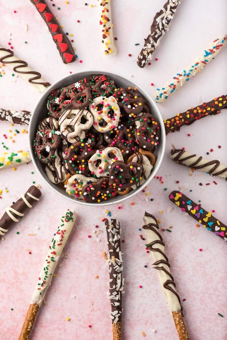 Create Delightful Chocolate-Covered Pretzels!